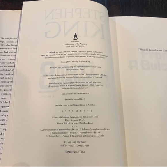 Stephen King From A Buick 8 1st Edition - Picture 8 of 9